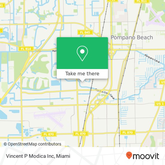 Vincent P Modica Inc map
