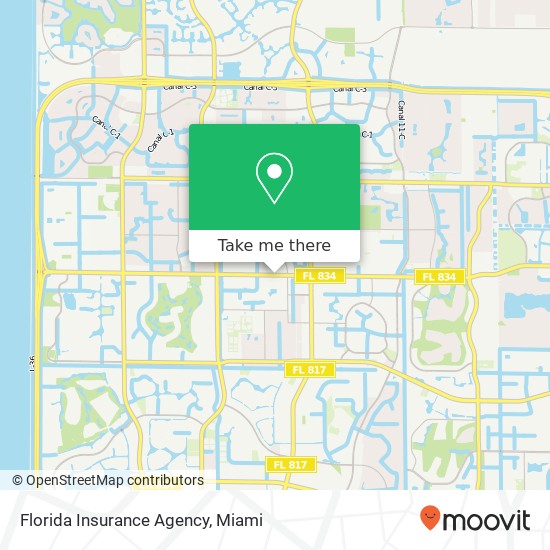 Florida Insurance Agency map