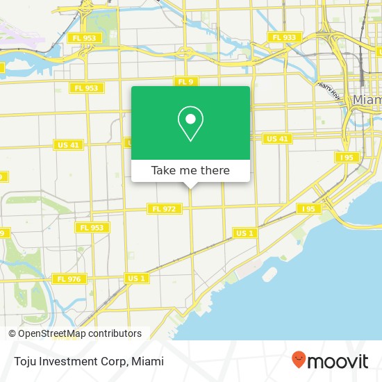 Toju Investment Corp map