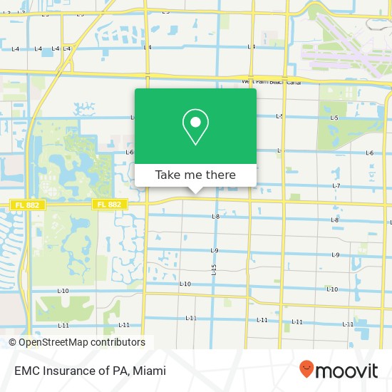 Mapa de EMC Insurance of PA