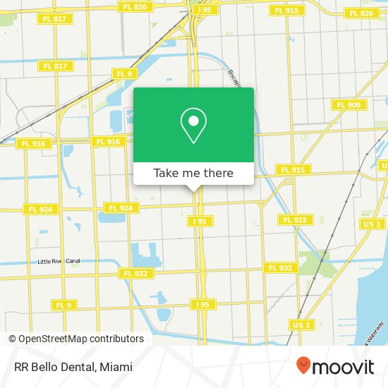 Mapa de RR Bello Dental