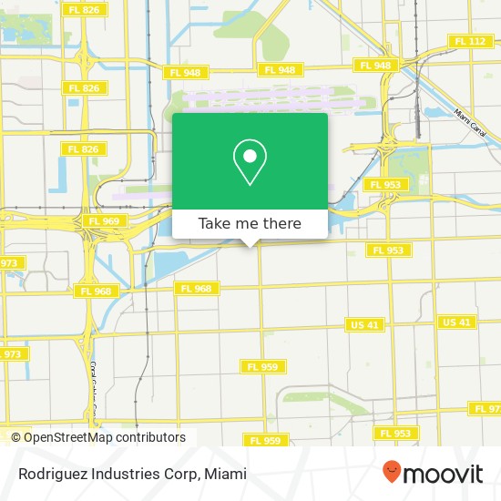 Rodriguez Industries Corp map