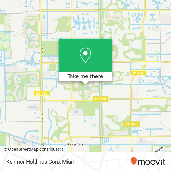 Kenmor Holdings Corp map