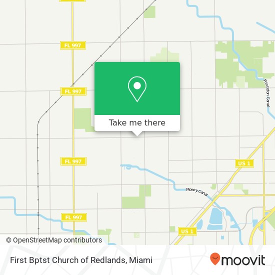 First Bptst Church of Redlands map