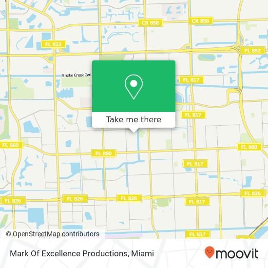 Mark Of Excellence Productions map