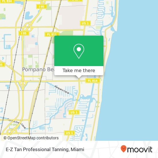 E-Z Tan Professional Tanning map