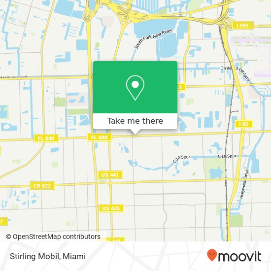 Stirling Mobil map