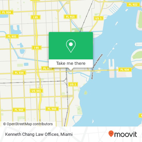 Mapa de Kenneth Chang Law Offices