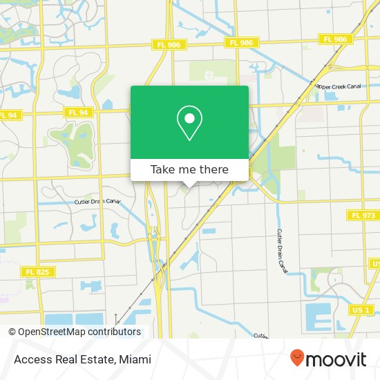 Access Real Estate map