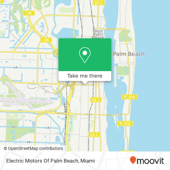 Mapa de Electric Motors Of Palm Beach