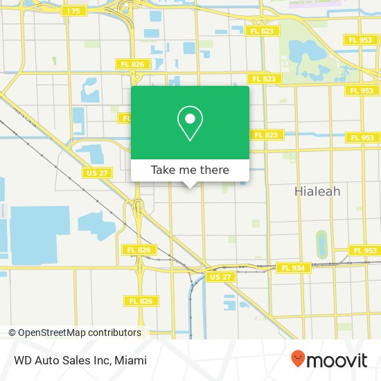 WD Auto Sales Inc map
