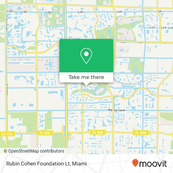 Mapa de Rubin Cohen Foundation Lt
