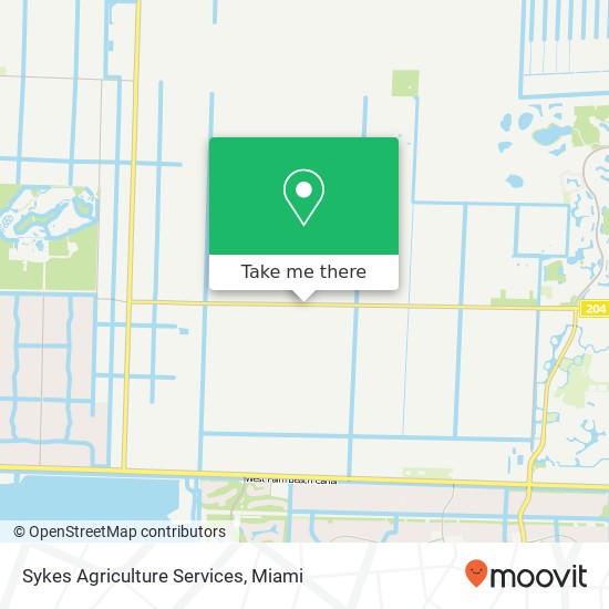 Sykes Agriculture Services map