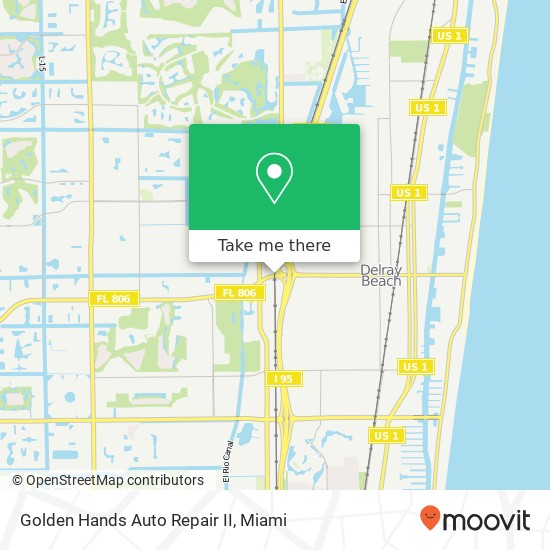 Mapa de Golden Hands Auto Repair II