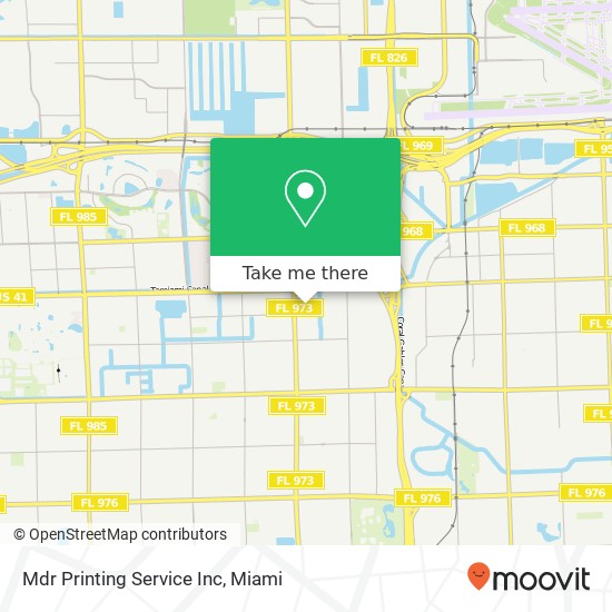 Mdr Printing Service Inc map