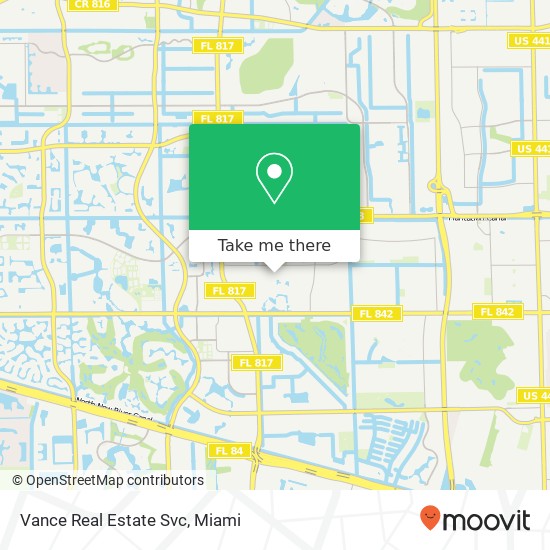 Vance Real Estate Svc map