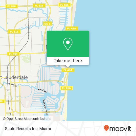 Sable Resorts Inc map