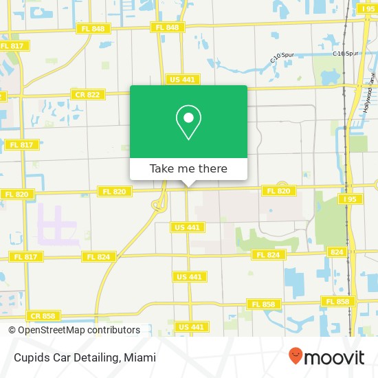 Cupids Car Detailing map