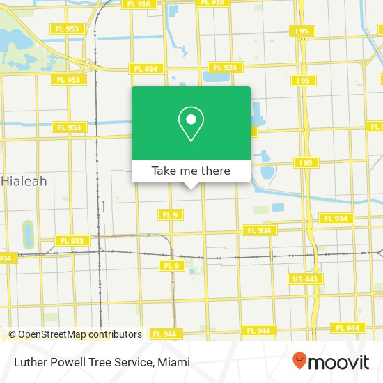 Mapa de Luther Powell Tree Service