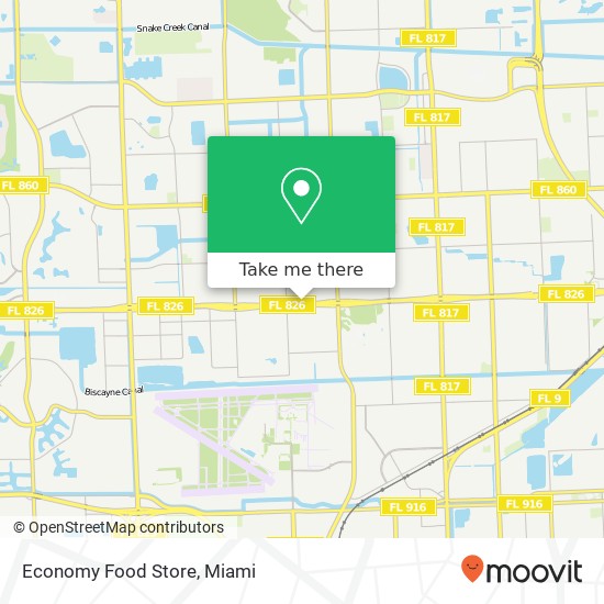 Economy Food Store map