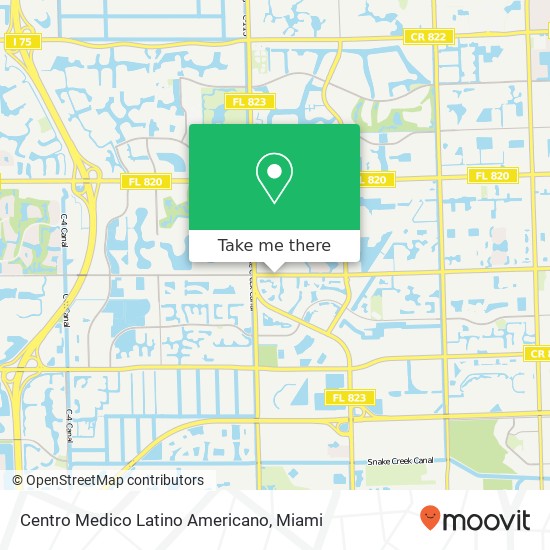 Mapa de Centro Medico Latino Americano