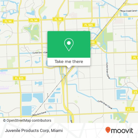 Mapa de Juvenile Products Corp