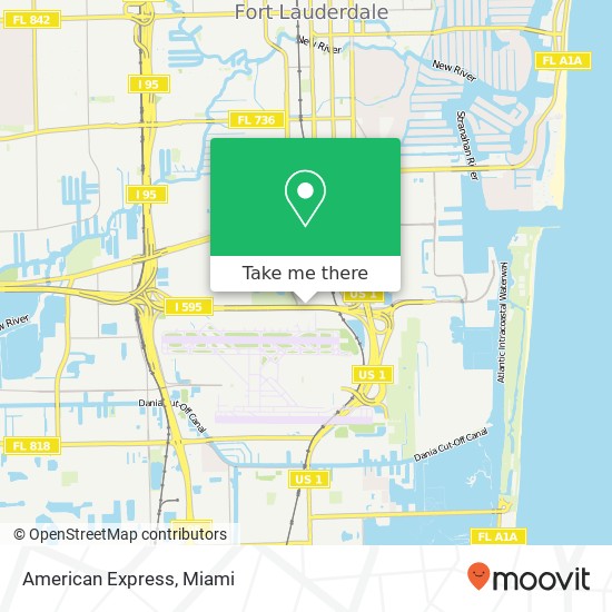 American Express map