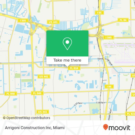 Mapa de Arrigoni Construction Inc