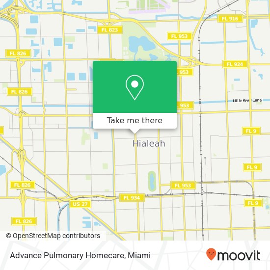 Advance Pulmonary Homecare map