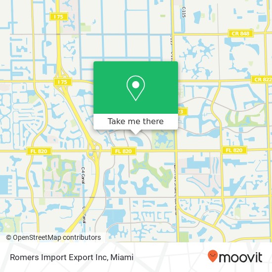 Romers Import Export Inc map