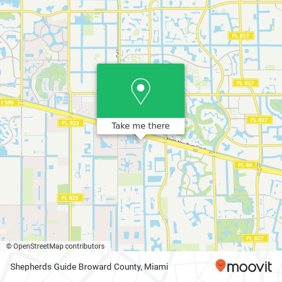 Shepherds Guide Broward County map