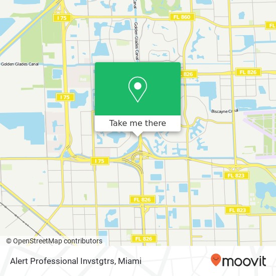 Alert Professional Invstgtrs map