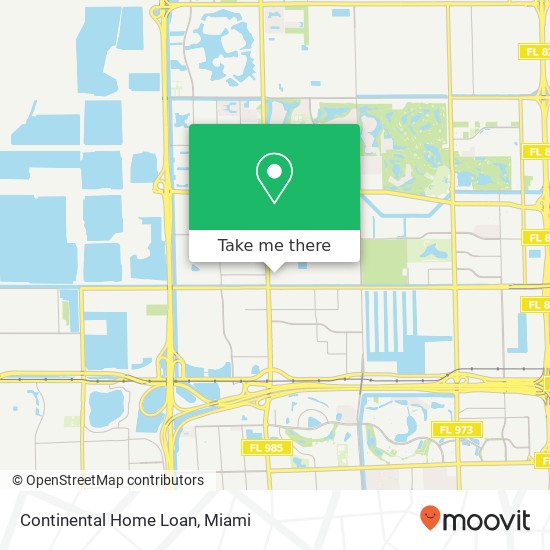 Mapa de Continental Home Loan