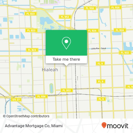 Mapa de Advantage Mortgage Co