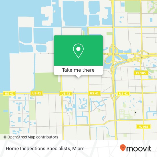 Home Inspections Specialists map