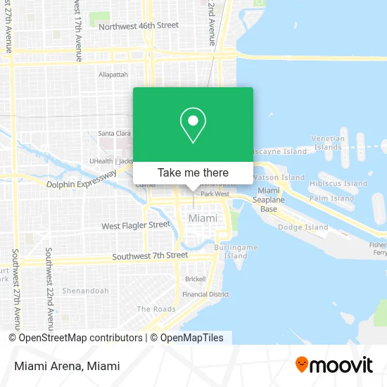Miami Arena map