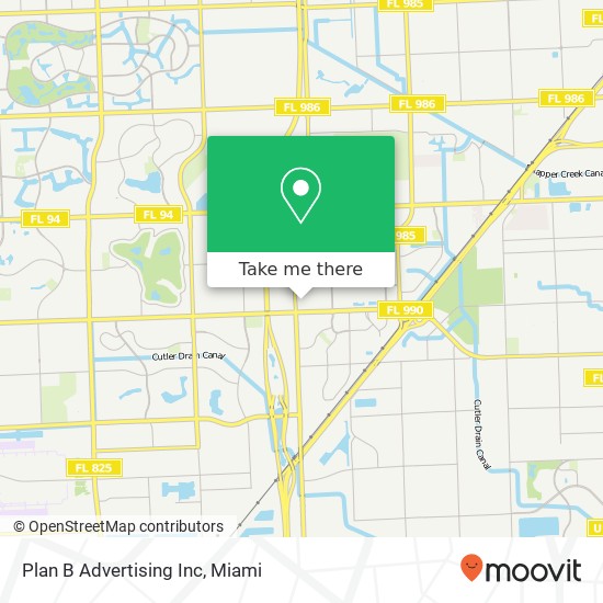 Plan B Advertising Inc map