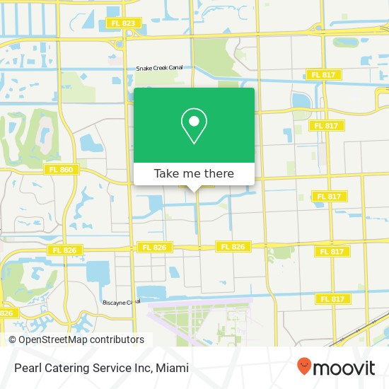 Pearl Catering Service Inc map