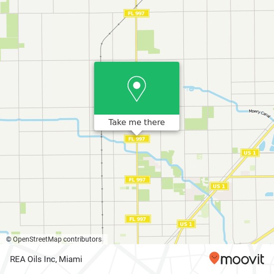 REA Oils Inc map