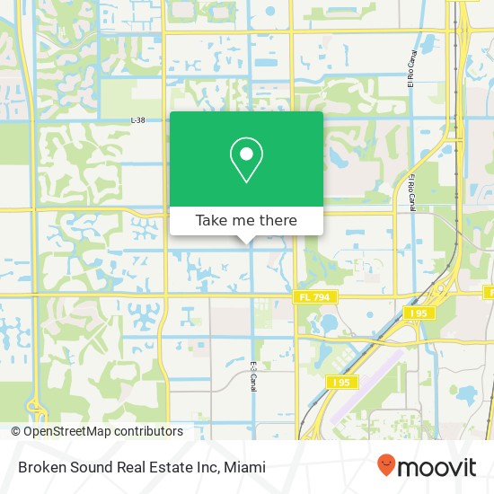 Broken Sound Real Estate Inc map