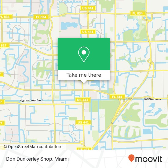 Mapa de Don Dunkerley Shop