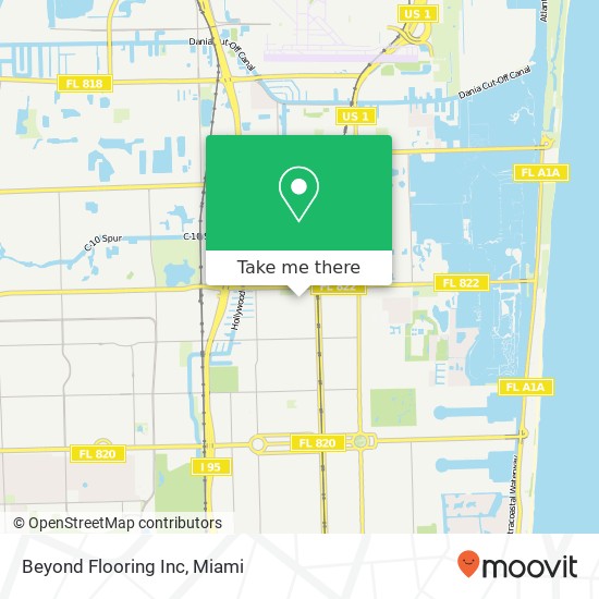 Mapa de Beyond Flooring Inc