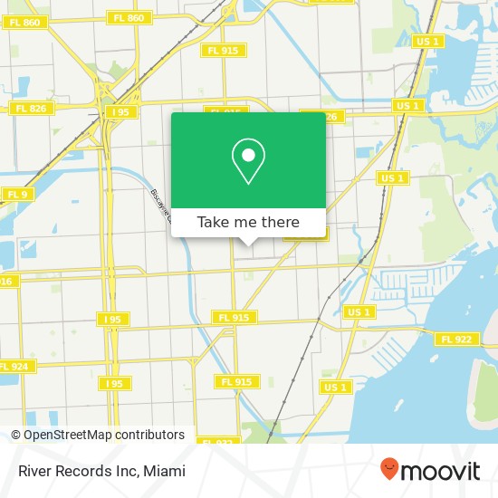 River Records Inc map