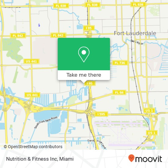 Mapa de Nutrition & Fitness Inc