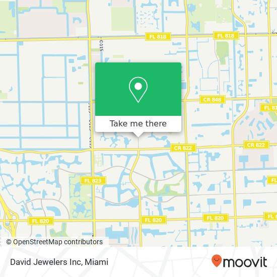 Mapa de David Jewelers Inc