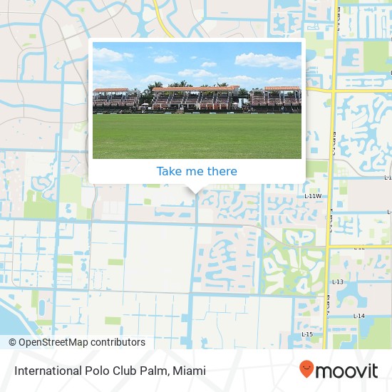 International Polo Club Palm map