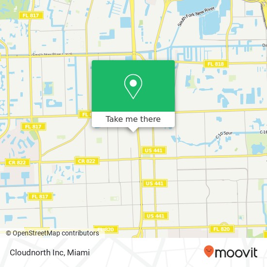 Mapa de Cloudnorth Inc