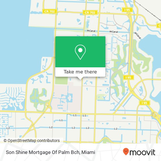 Son Shine Mortgage Of Palm Bch map