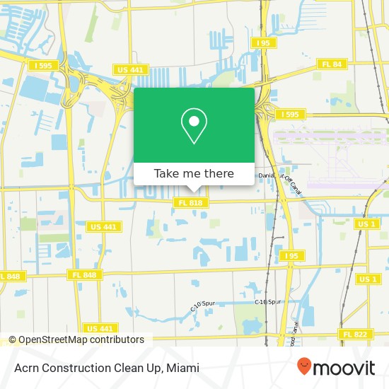 Mapa de Acrn Construction Clean Up