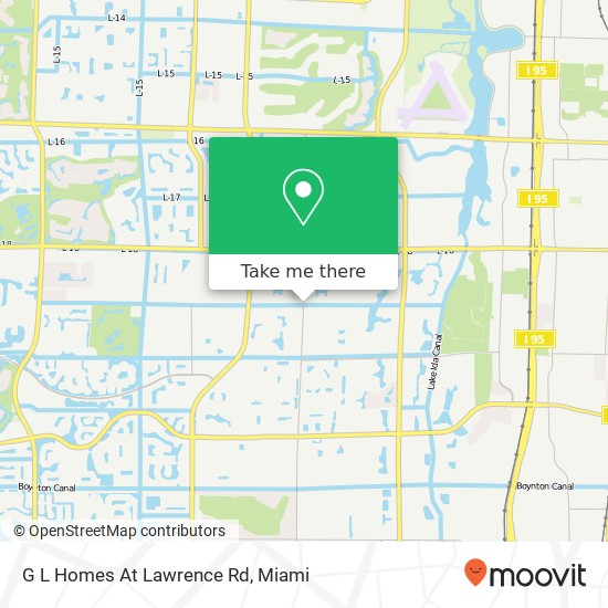 Mapa de G L Homes At Lawrence Rd